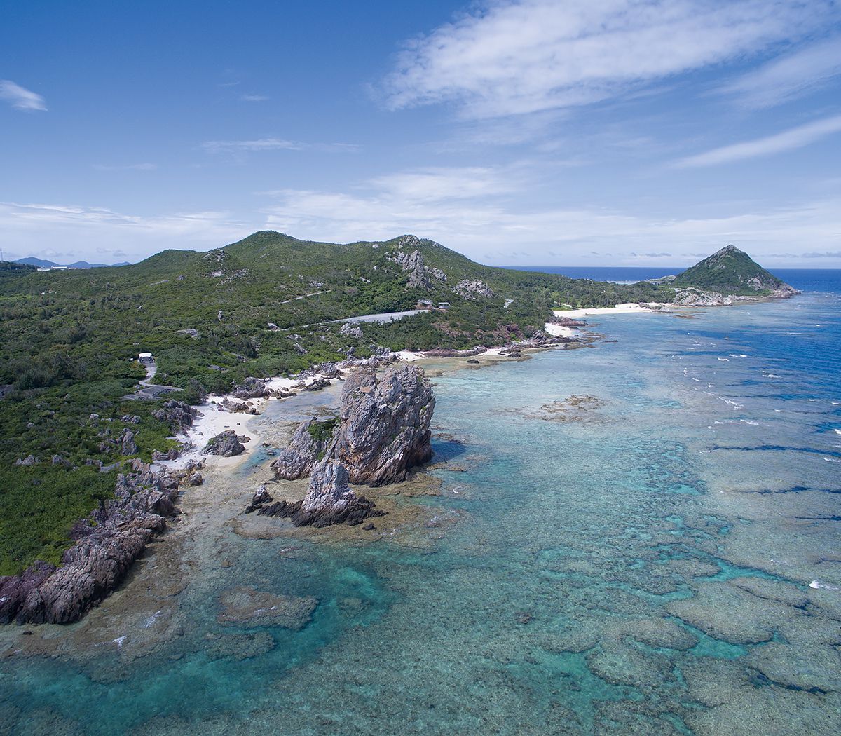 自然 浮現在東海上的碧綠寶石 写真